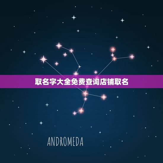 取名字大全免费查询店铺取名，免费店铺起名