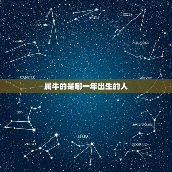 属牛的是哪一年出生的人，属牛的人是哪一年