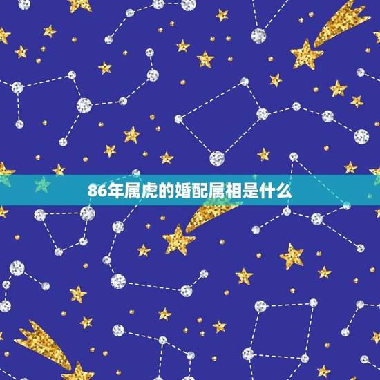 86年属虎的婚配属相是什么(如何选择) 86年属虎的婚配属相是什么(如何选择)