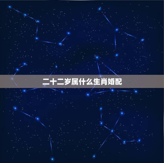 二十二岁属什么生肖婚配,属相生辰八字婚配 二十二岁属什么生肖婚配,属相生辰八字婚配