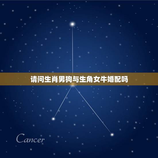 请问生肖男狗与生角女牛婚配吗,请问男属狗女属牛婚姻能配吗? 请问生肖男狗与生角女牛婚配吗,请问男属狗女属牛婚姻能配吗?