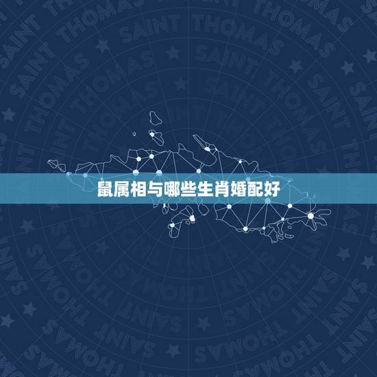 鼠属相与哪些生肖婚配好，鼠婚配什么属相好