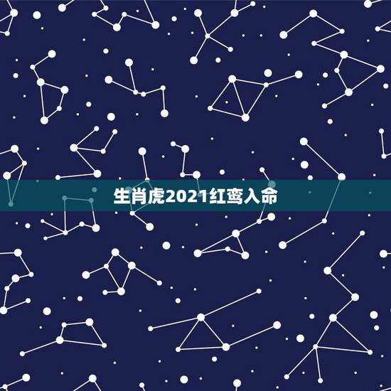 生肖虎2021红鸾入命，2021年哪些人红鸾星动