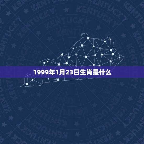 1999年1月23日生肖是什么(十二生肖中的哪一个)