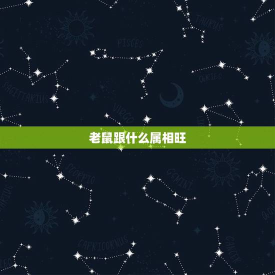 老鼠跟什么属相旺,什么生肖最旺鼠的财运 老鼠跟什么属相旺,什么生肖最旺鼠的财运