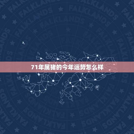 71年属猪的今年运势怎么样，71年属猪今年每月财运