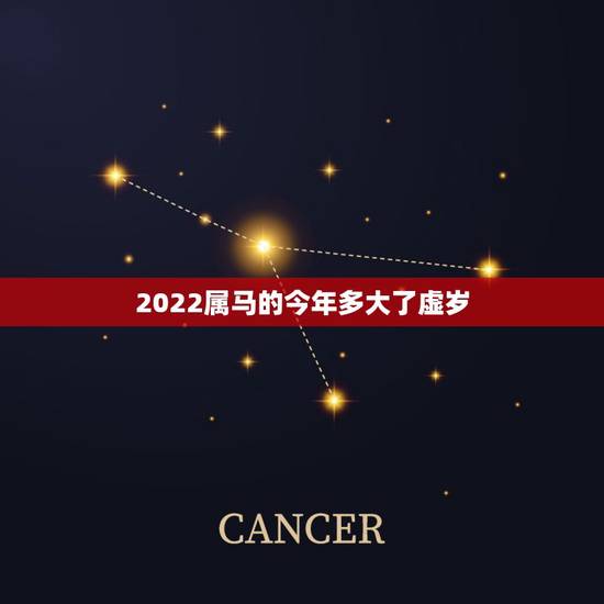 2022属马的今年多大了虚岁，属马2022 年虚岁多大