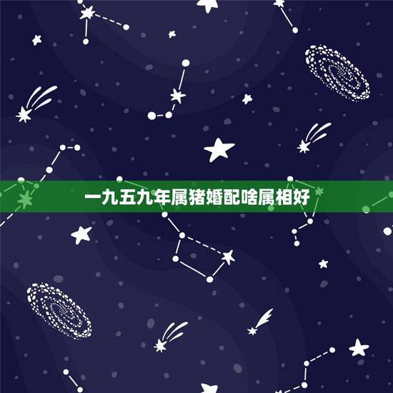 一九五九年属猪婚配啥属相好,一九五九年出生是什么属相 一九五九年属猪婚配啥属相好,一九五九年出生是什么属相