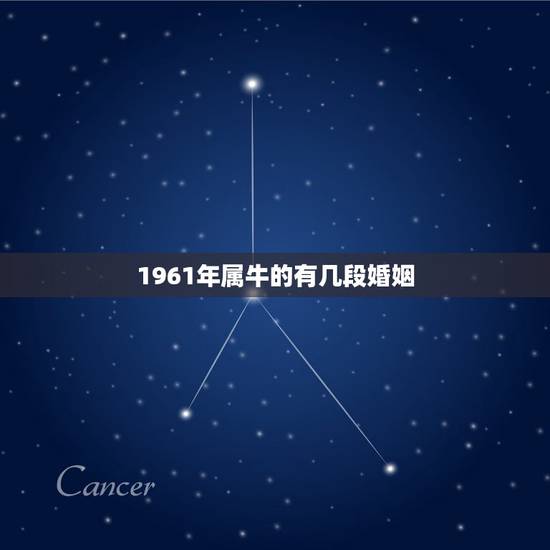 1961年属牛的有几段婚姻,属牛男有几段婚姻 1961年属牛的有几段婚姻,属牛男有几段婚姻