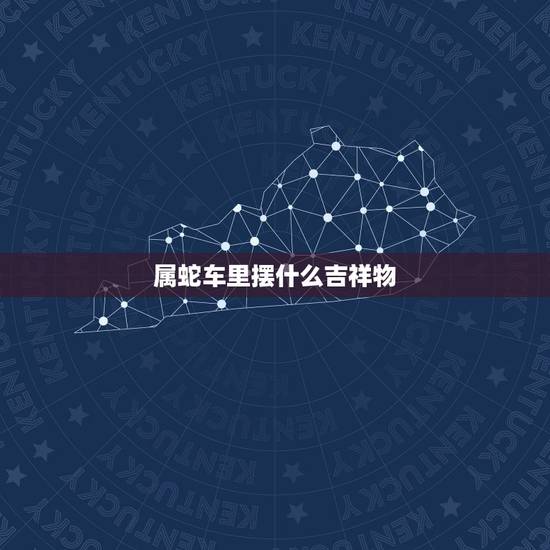 属蛇车里摆什么吉祥物，属蛇的车内摆什么件