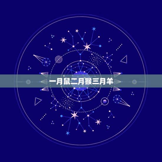 一月鼠二月猴三月羊,三狗四羊五兔头犯月 一月鼠二月猴三月羊,三狗四羊五兔头犯月