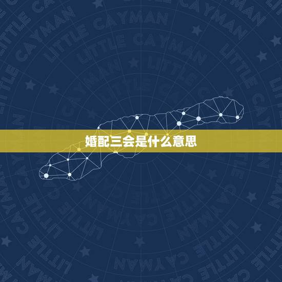 婚配三会是什么意思,八字合婚 婚配三会是什么意思,八字合婚