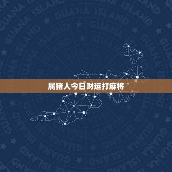 属猪人今日财运打麻将，71金猪适合打麻将吗2022
