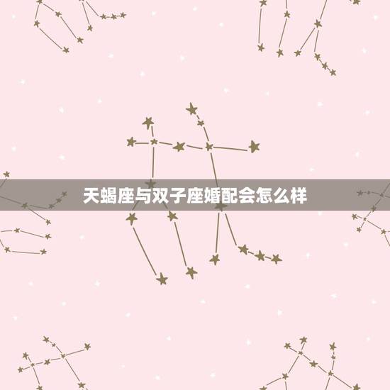 天蝎座与双子座婚配会怎么样,天蝎座和双子座配吗?他们相爱结果会怎样? 天蝎座与双子座婚配会怎么样,天蝎座和双子座配吗?他们相爱结果会怎样?