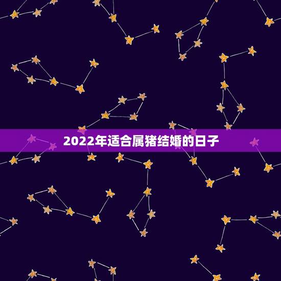 2022年适合属猪结婚的日子,2022结婚黄道吉日查询结 2022年适合属猪结婚的日子,2022结婚黄道吉日查询结