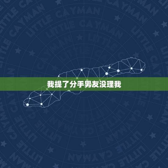 我提了分手男友没理我，为什么我提了分手，我的男朋友还是不理我？
