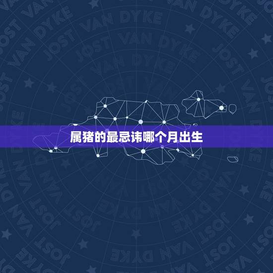属猪的最忌讳哪个月出生,属猪农历出生月命运 属猪的最忌讳哪个月出生,属猪农历出生月命运