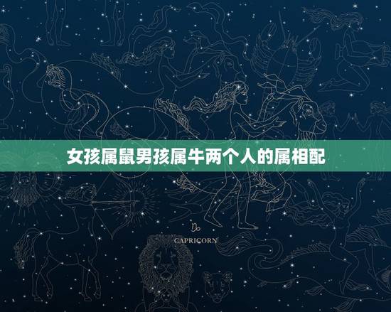 女孩属鼠男孩属牛两个人的属相配,属牛的男生和属什么的女生最配 女孩属鼠男孩属牛两个人的属相配,属牛的男生和属什么的女生最配