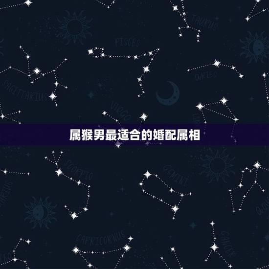 属猴男最适合的婚配属相，属相婚配：男属猴和女属虎相配吗