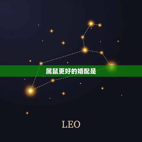 属鼠更好的婚配是,鼠配什么生肖结婚更好 属鼠更好的婚配是,鼠配什么生肖结婚更好