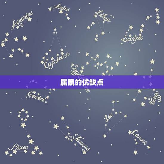 属鼠的优缺点