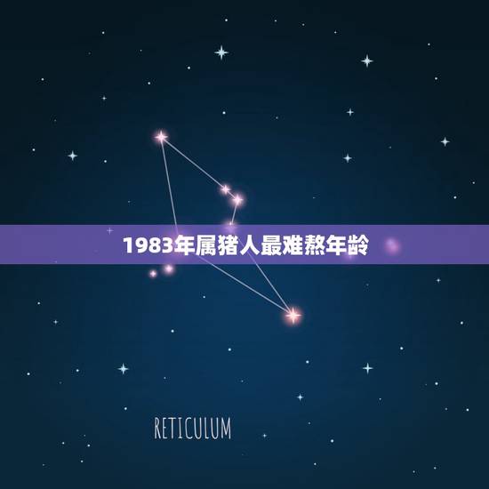 1983年属猪人最难熬年龄，83年属猪人三大坎