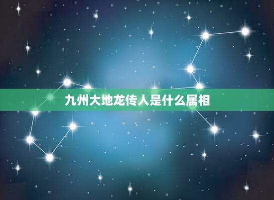 九州大地龙传人是什么属相，九洲大地龙传人什么生肖