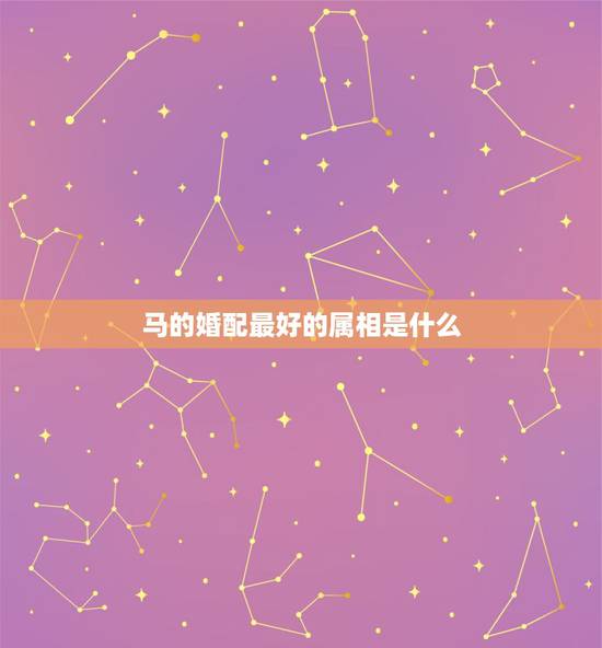马的婚配最好的属相是什么,马配对的属相婚配表 马的婚配最好的属相是什么,马配对的属相婚配表