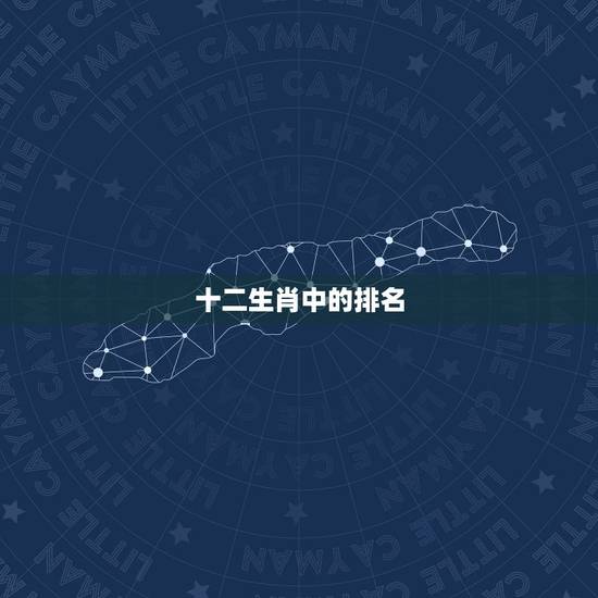 十二生肖中的排名，十二生肖最有福气排名