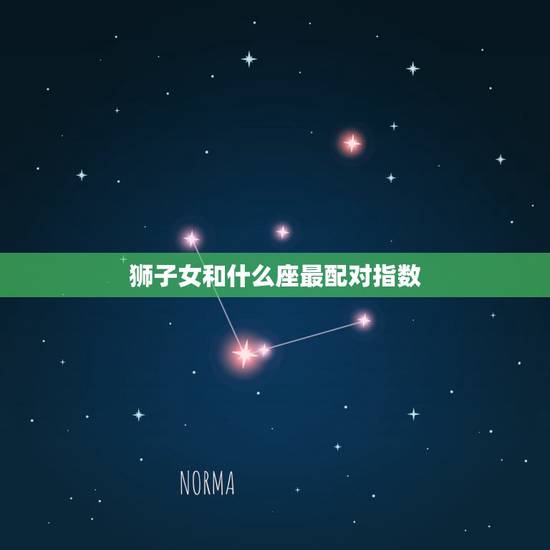 狮子女和什么座最配对指数，狮子座和什么星座最配
