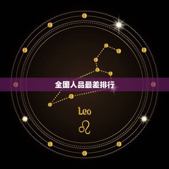 全国人品最差排行，全国口碑.形象最好和最差的省份分别是哪几个？