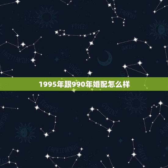 1995年跟990年婚配怎么样,95年男属猪和98年女属虎婚配吗? 1995年跟990年婚配怎么样,95年男属猪和98年女属虎婚配吗?