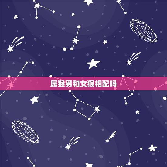 属猴男和女猴相配吗,男属猴与女属猴婚配吗 属猴男和女猴相配吗,男属猴与女属猴婚配吗