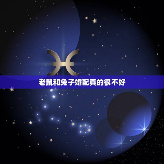 老鼠和兔子婚配真的很不好，生肖配对真的很准吗兔真的不能和属鼠的人结婚吗