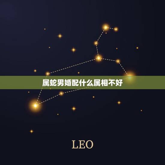 属蛇男婚配什么属相不好，属蛇和什么属相不合