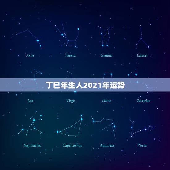 丁巳年生人2021年运势，2021年24岁属什么生肖，2021年运势怎