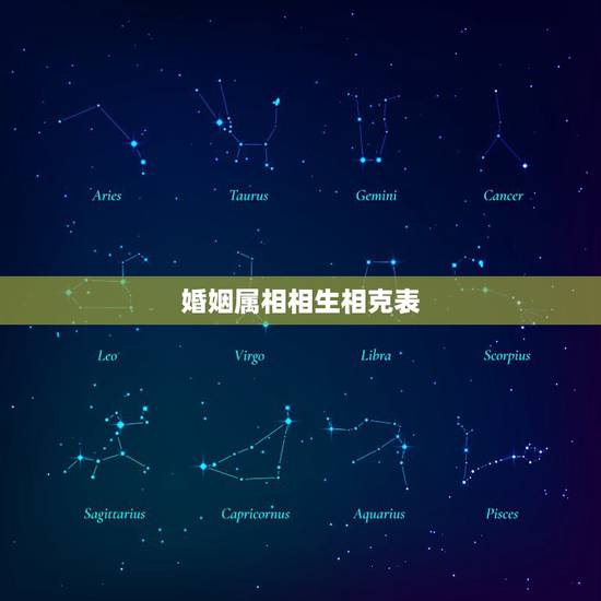 婚姻属相相生相克表,周易八字免费测算 婚姻属相相生相克表,周易八字免费测算