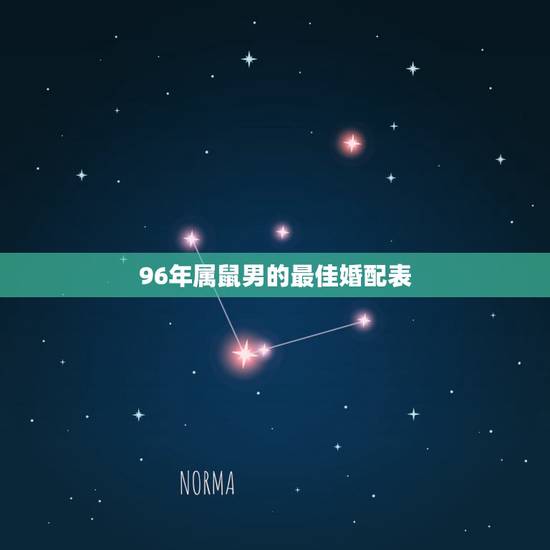96年属鼠男的最佳婚配表，九六年属鼠男最佳婚配