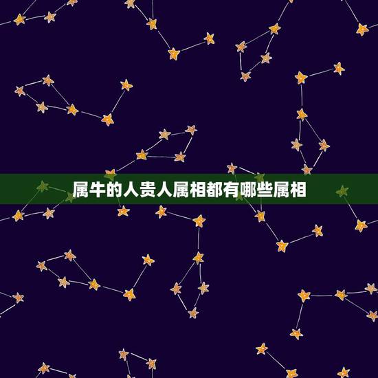 属牛的人贵人属相都有哪些属相，属牛的贵人是什么属相