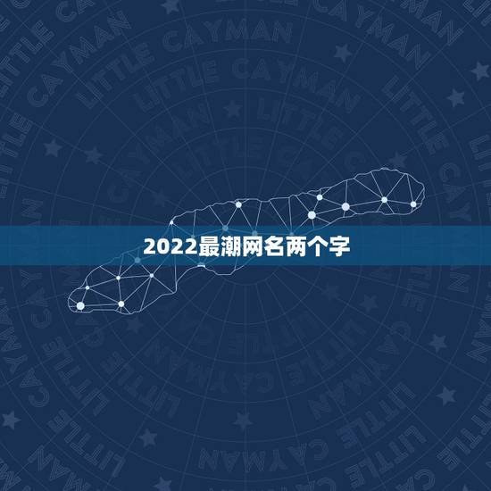 2022最潮网名两个字，2021最火的网名女两字