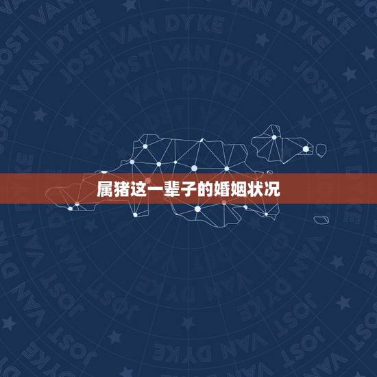 属猪这一辈子的婚姻状况，生肖猪一辈子的姻缘
