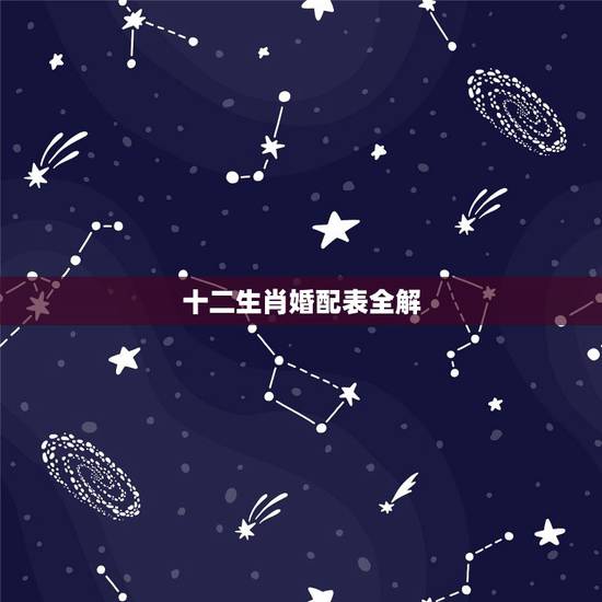 十二生肖婚配表全解,生肖配对表 十二生肖婚配表全解,生肖配对表