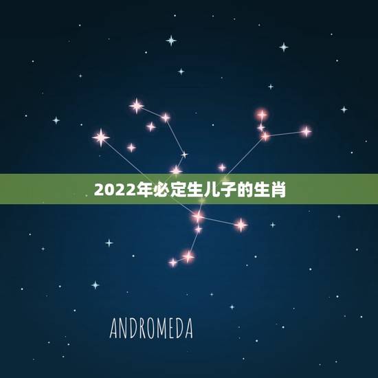 2022年必定生儿子的生肖 2022年喜得贵子的生肖