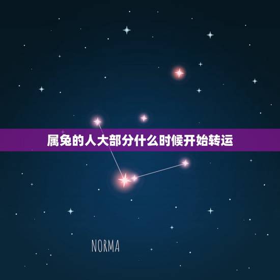 属兔的人大部分什么时候开始转运，属兔的人今年多大