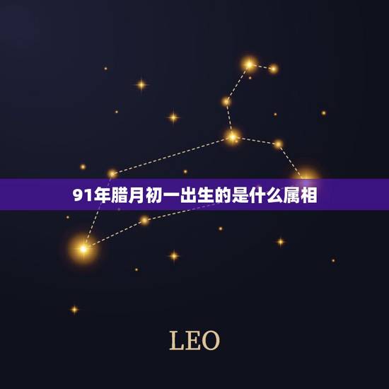91年腊月初一出生的是什么属相，属羊男1991年农历腊月初一生，一辈子