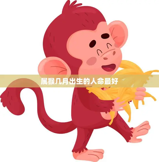 属猴几月出生的人命最好(猴年出生的人运势如何)