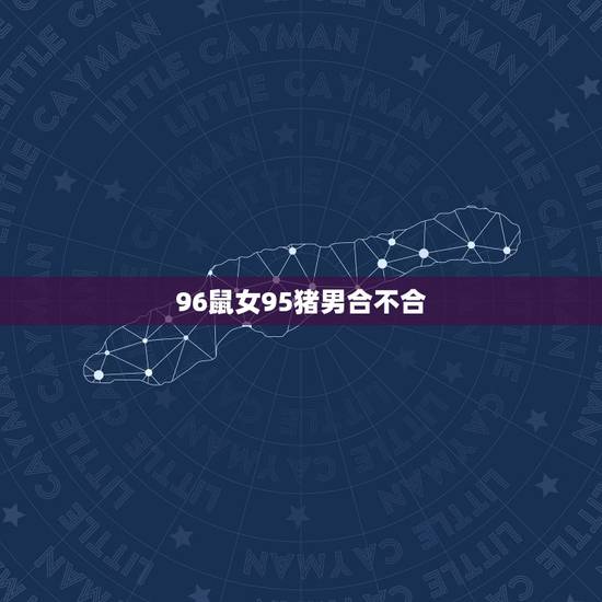 96鼠女95猪男合不合，95猪男和96鼠女水火不容吗