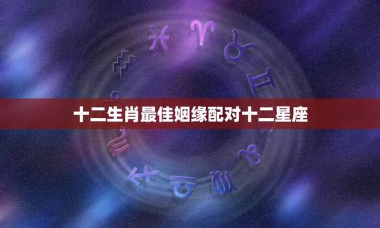 十二生肖最佳姻缘配对十二星座，12生肖最佳姻缘配对表