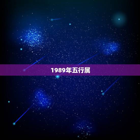 1989年五行属,89年男五行属什么 1989年五行属,89年男五行属什么