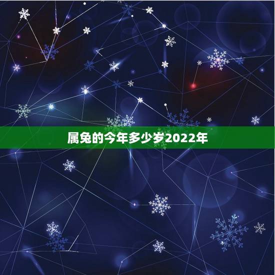 属兔的今年多少岁2022年,属兔今年几岁 属兔的今年多少岁2022年,属兔今年几岁